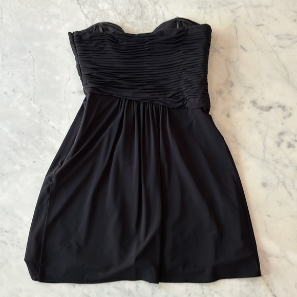 BCBG MAXAZRIA Black Strapless Dress Size 2 - Picture 7 of 8